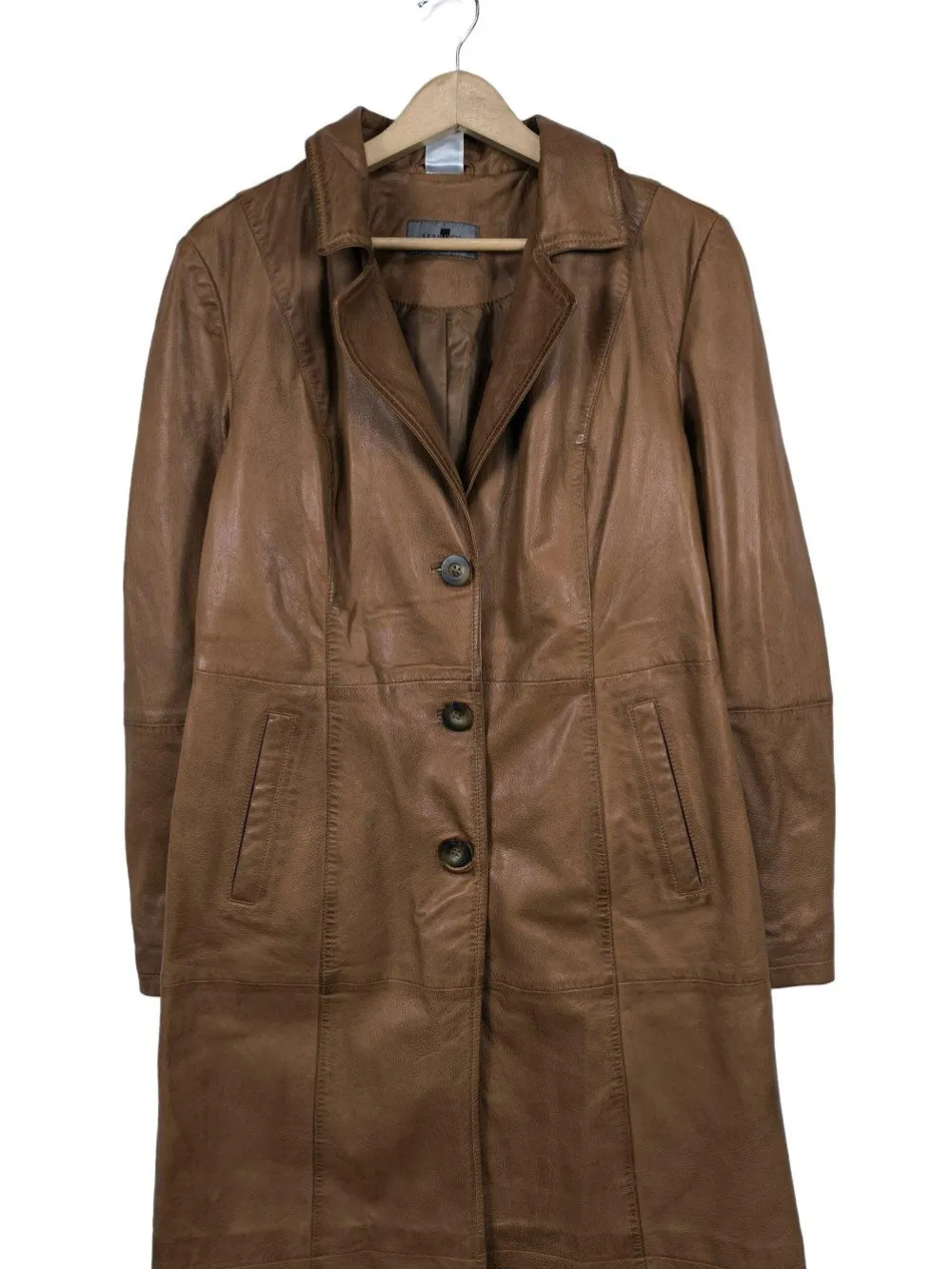 Mäntel>MAINPOL Ledermantel Größe 36 braun