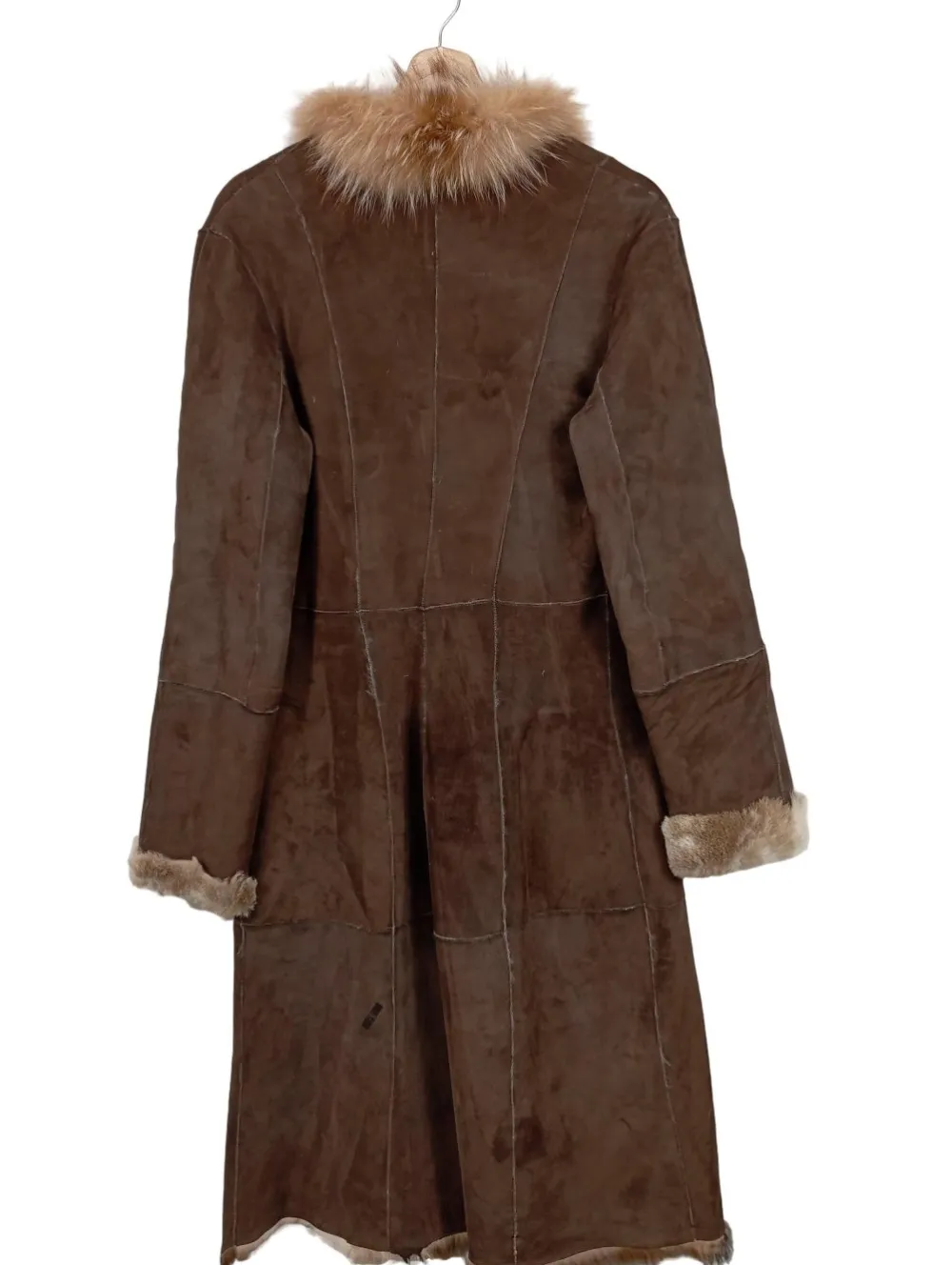 Mäntel>Jones Ledermantel Größe 34 brauncreme