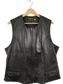 Westen> Lederweste Größe 42 schwarz