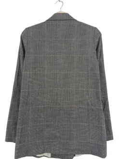 Blazer>H&M Long-Blazer Größe 34 hellgrau