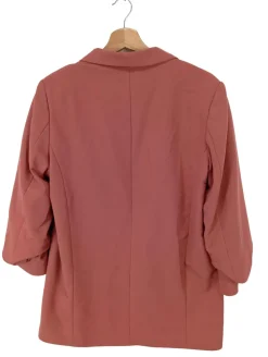 Blazer>Pieces Long-Blazer Größe 40 pink