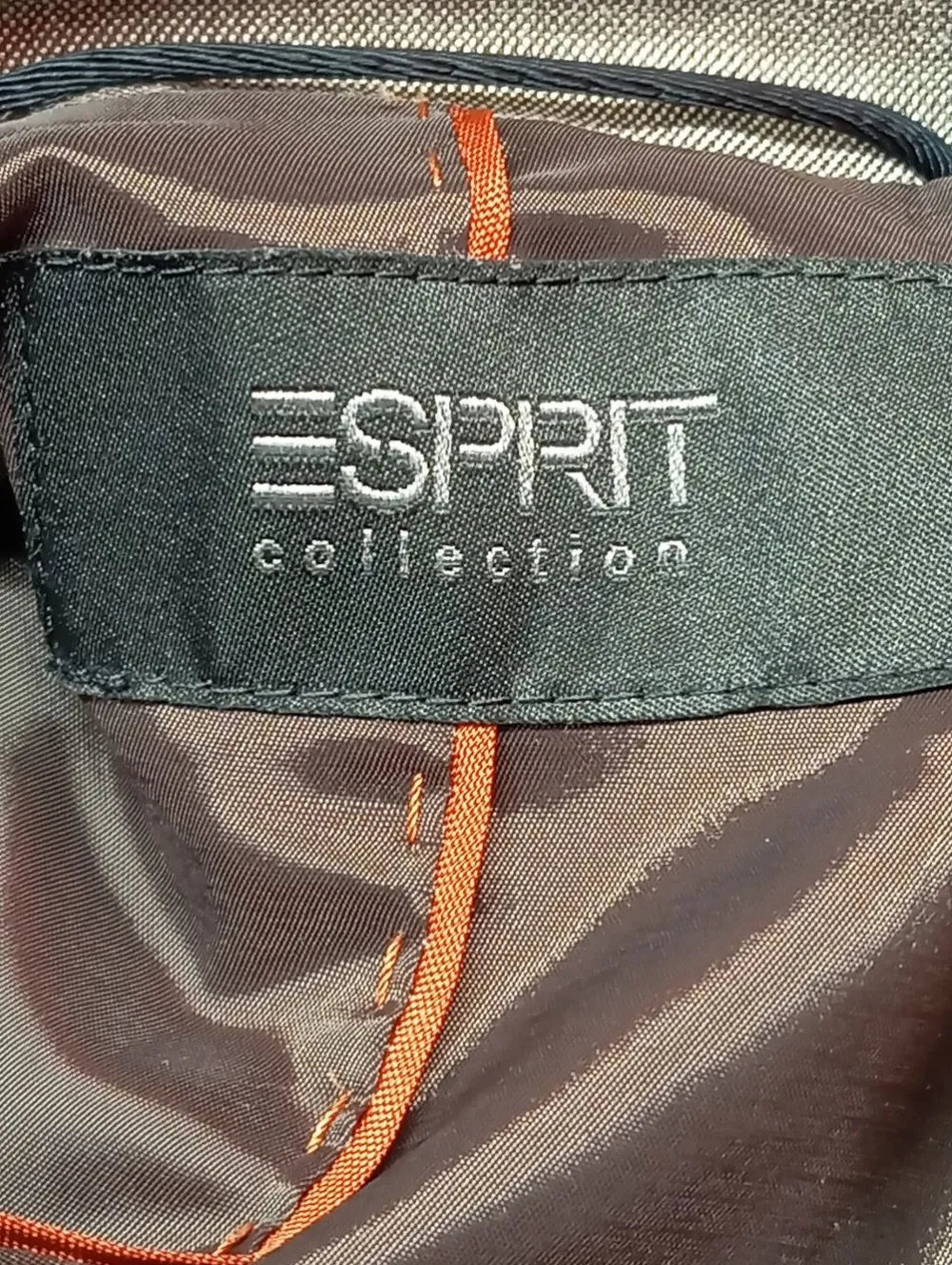 Blazer>Esprit Long-Blazer Größe 44 creme