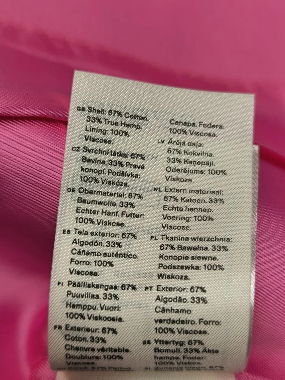 Blazer>ARKET Long-Blazer Größe 38 pink