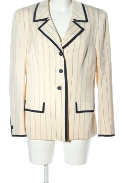 Blazer>Hu00fcbner Haute Couture Long-Blazer Größe 38 wollweiß