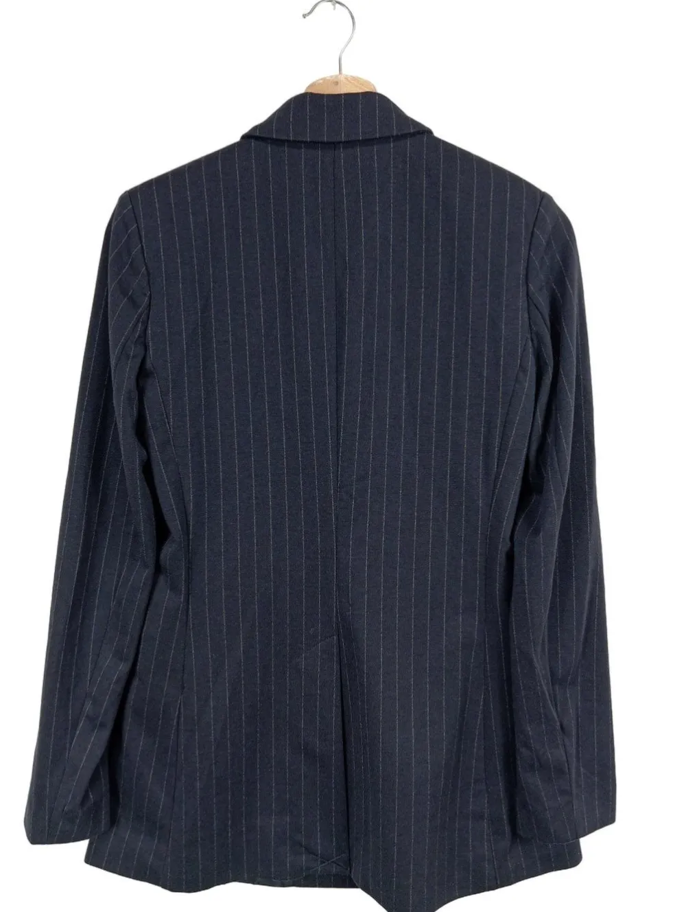 Blazer>H&M Long-Blazer Größe 36 schwarzweiß