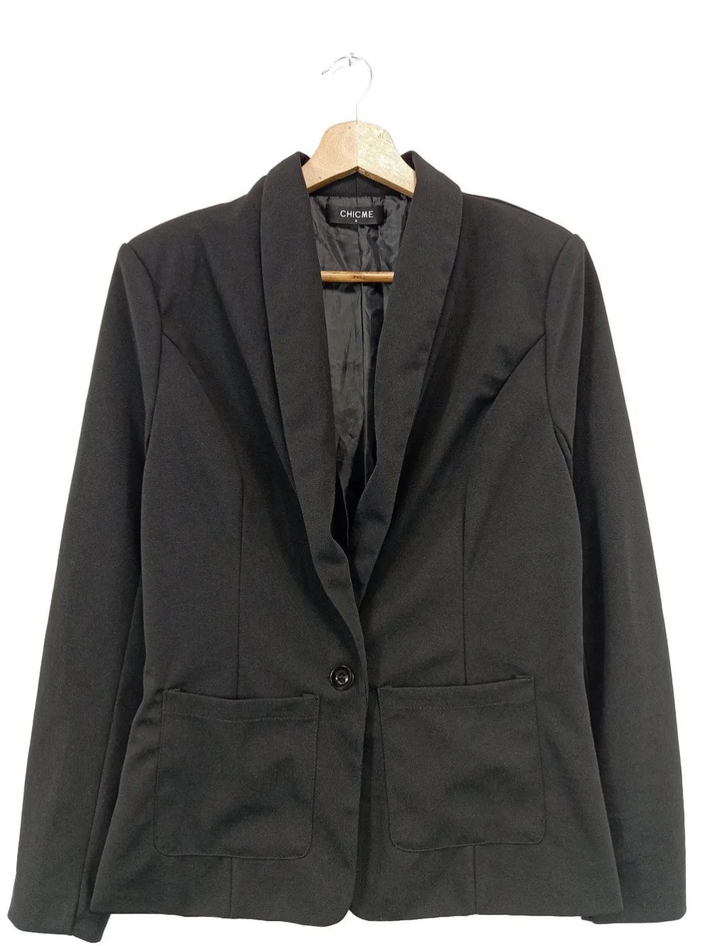 Blazer>ChicMe Long-Blazer Größe 36 schwarz