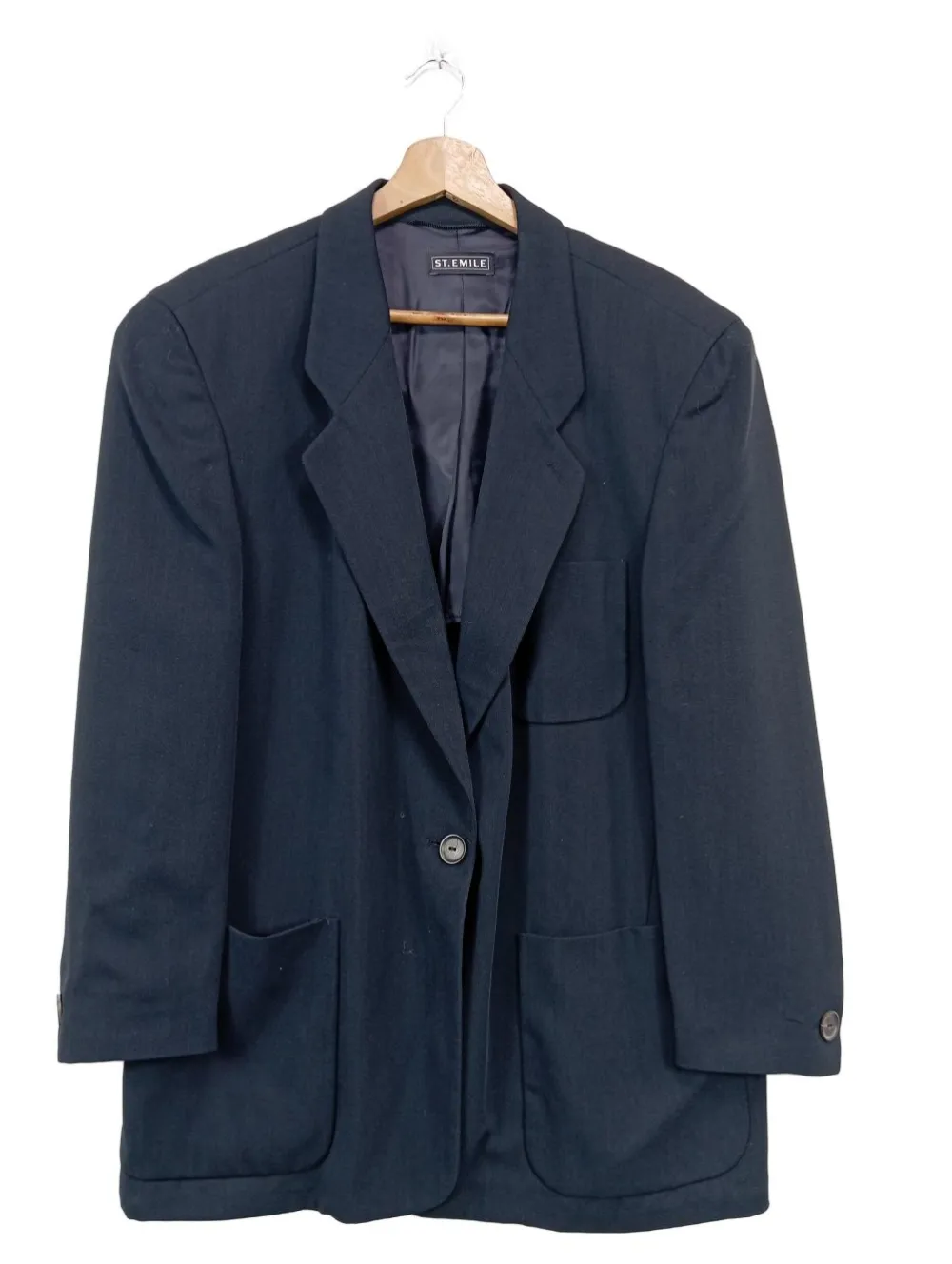 Blazer>St. emile Long-Blazer Größe 42 blau