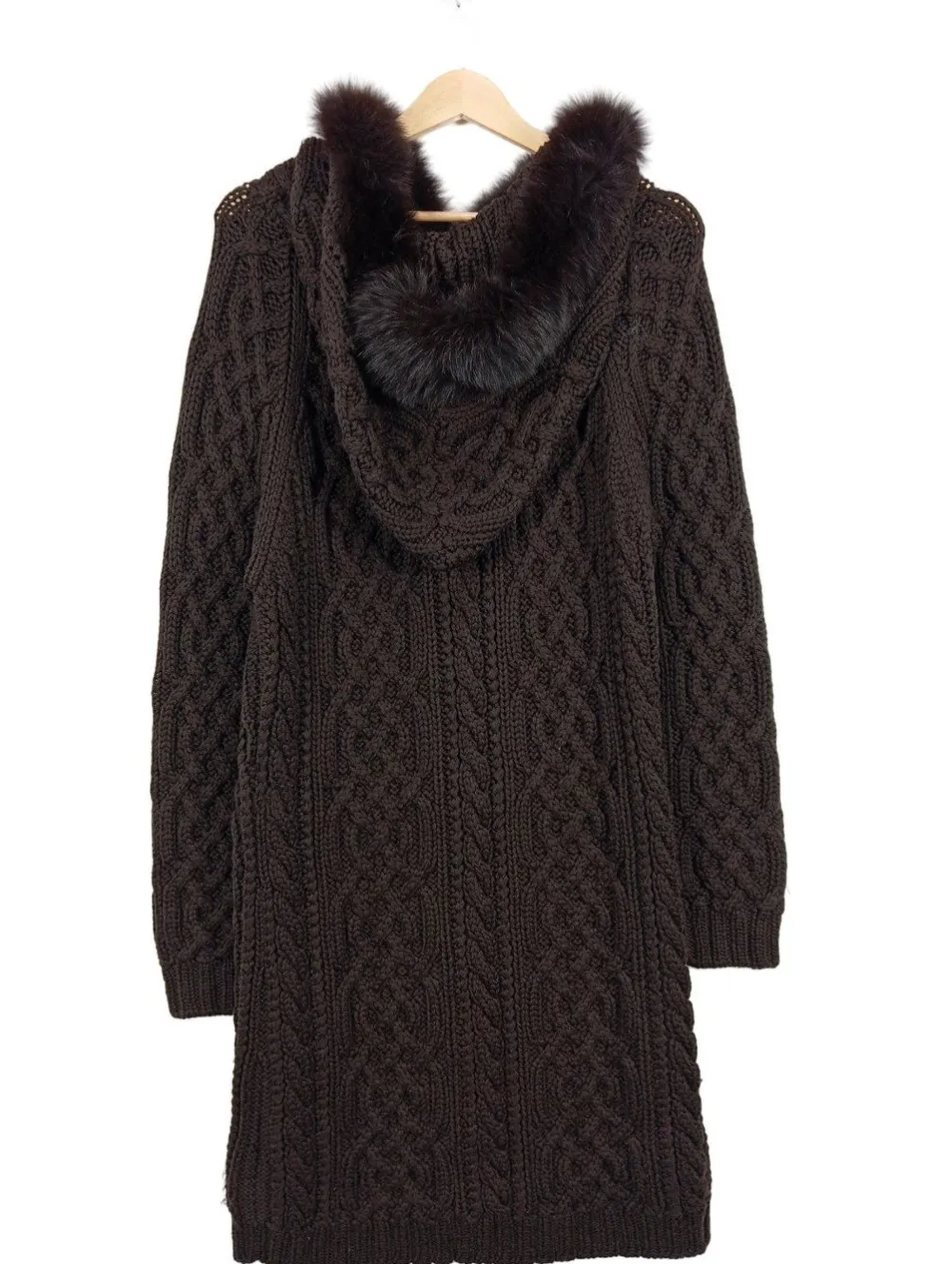 Pullover>pumpkin Longpullover Größe 38 braun