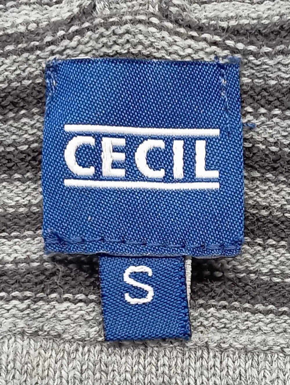 Pullunder>Cecil Longpullunder Größe 36 hellgrauschwarz