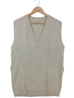 Pullunder>Oui Longpullunder Größe 38 creme