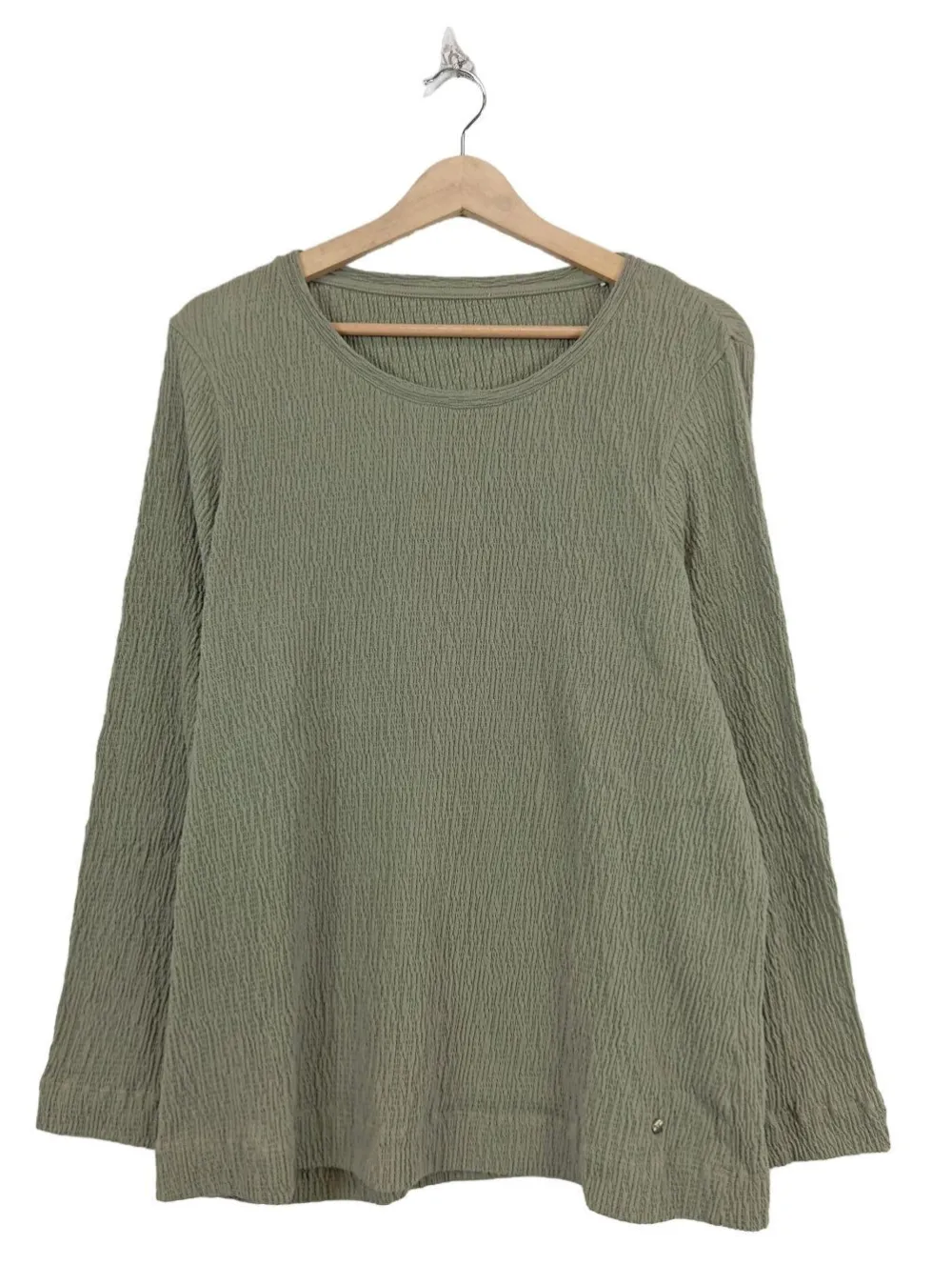 Shirts>Walbusch Longsleeve Größe 50 khaki