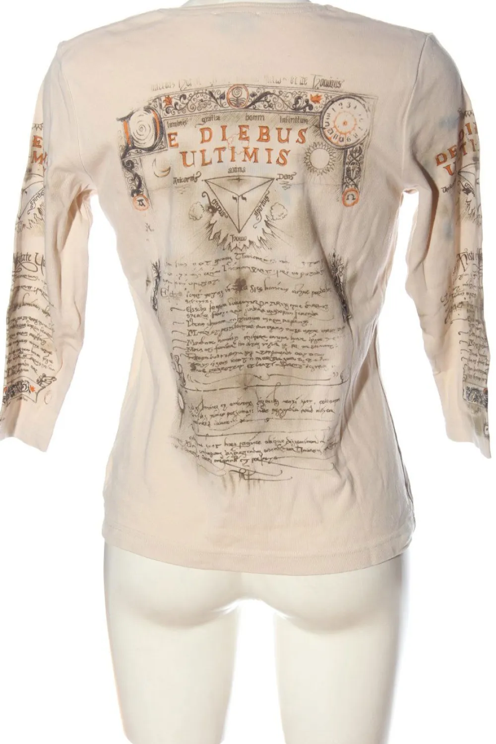 Shirts>Joy Longsleeve Größe 38 wollweißbraun