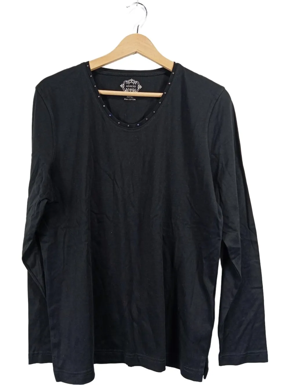 Shirts> Longsleeve Größe 46 schwarz