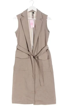 Westen>Topshop Longstrickweste Größe 34 creme