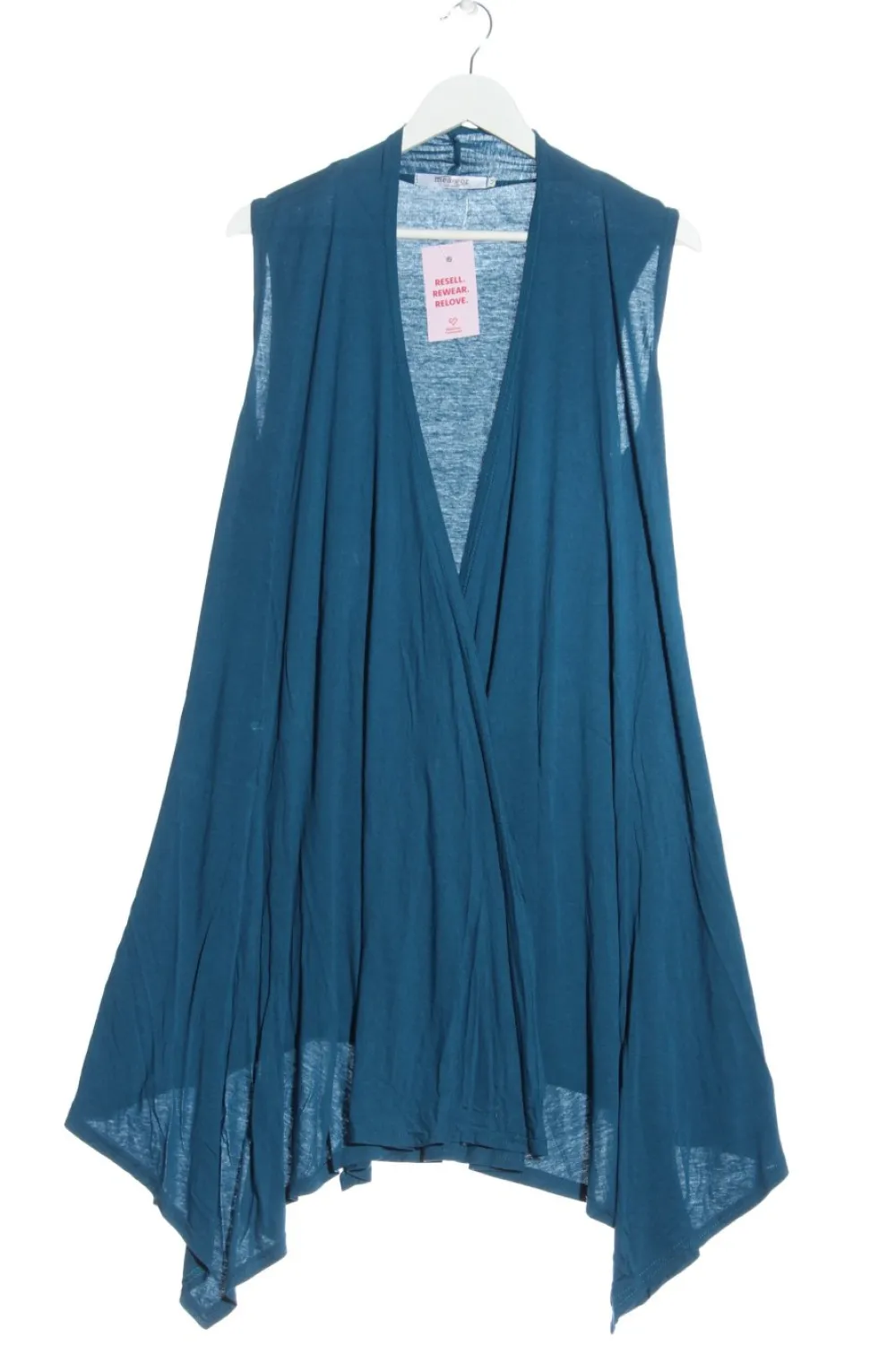 Westen>meaeor Longstrickweste Größe 38 blau