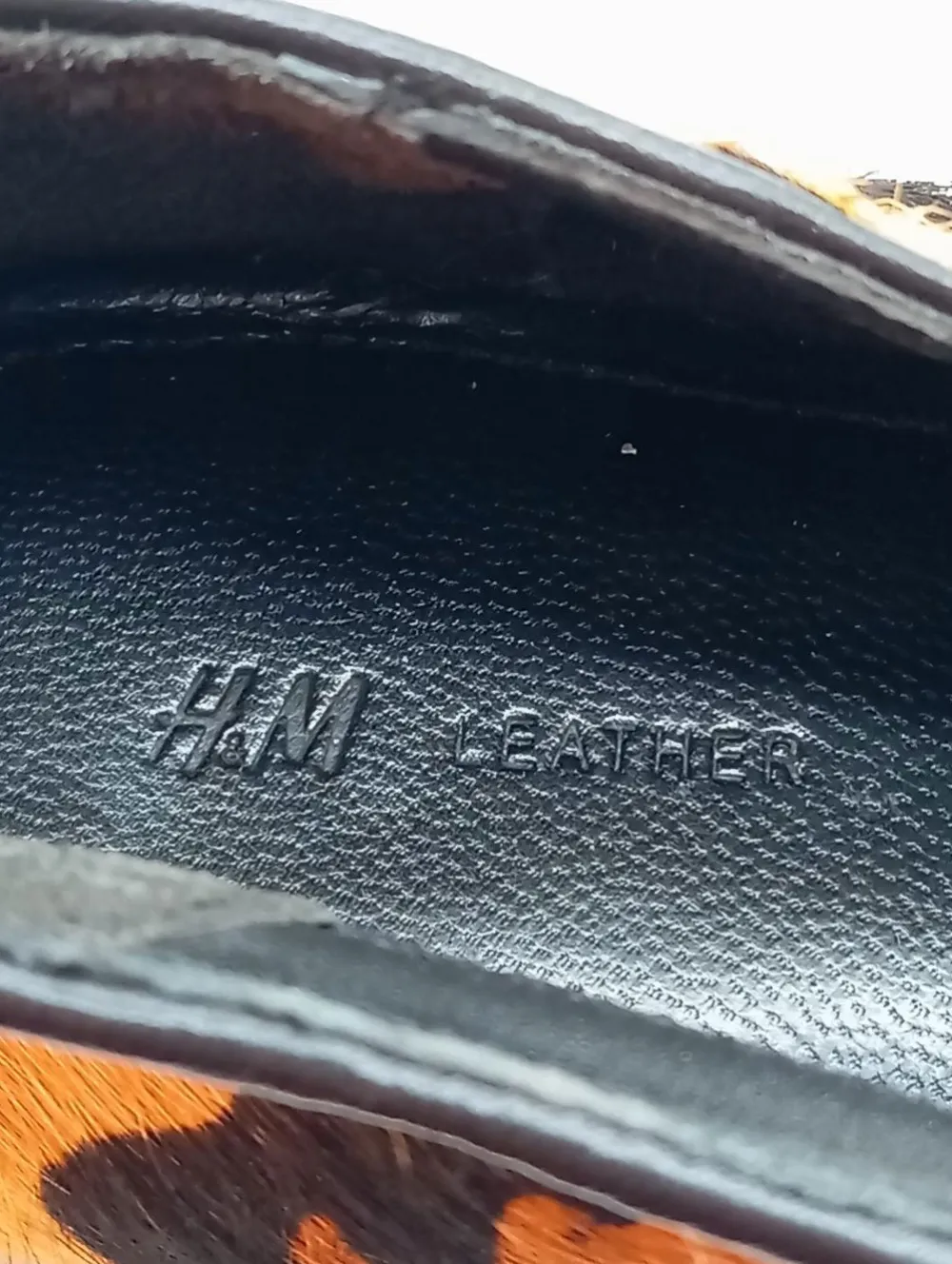 Ballerinas>H&M Mary Jane Ballerinas Größe 40 hellorangeschwarz