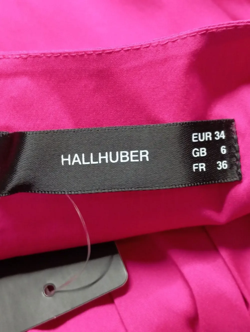 Kleider>Hallhuber Maxikleid Größe 34 pink