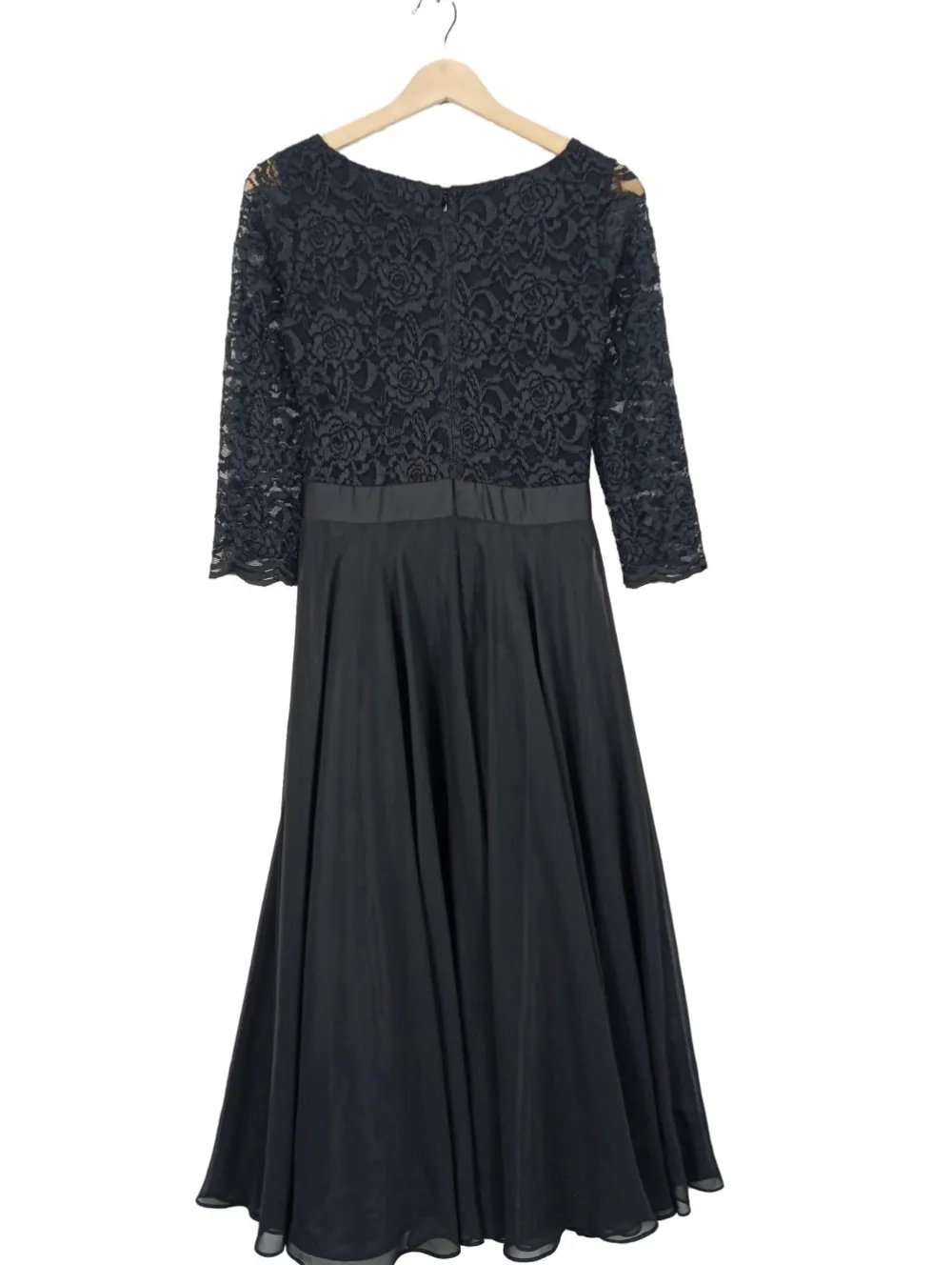 Kleider>Swing Maxikleid Größe 36 schwarz