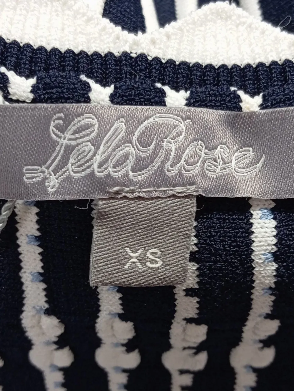 Kleider>Lela rose Minikleid Größe 34 schwarzweiß