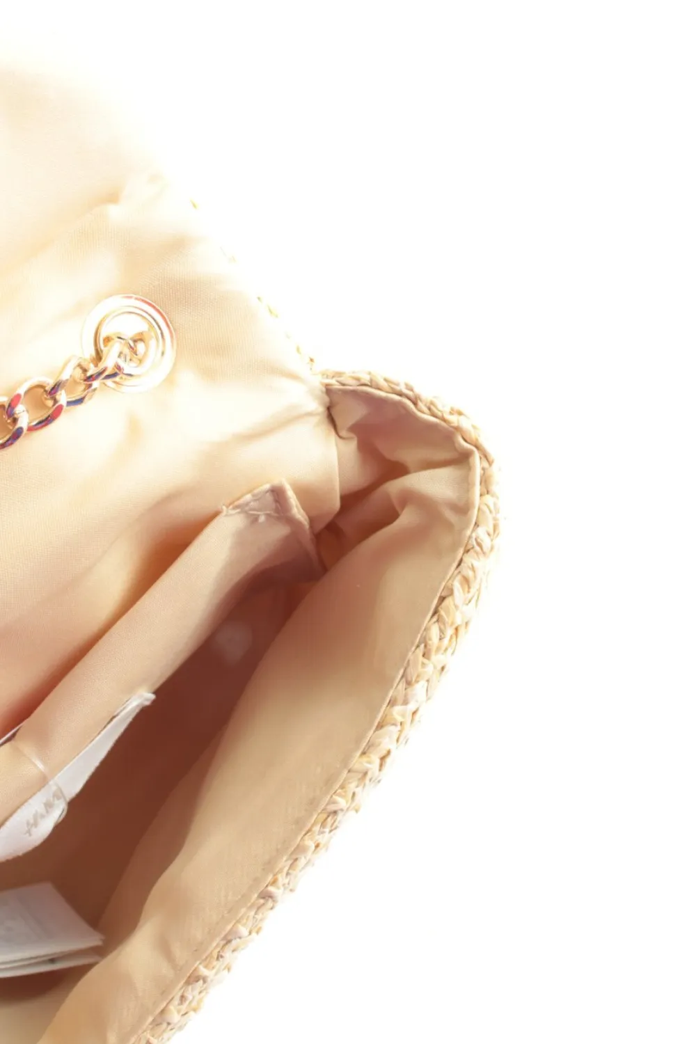 Minitaschen>H&M Minitasche cremegoldfarben