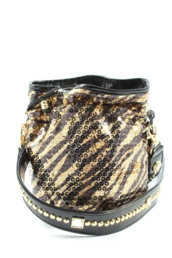 Minitaschen>Ricarda M Minitasche schwarzgoldfarben