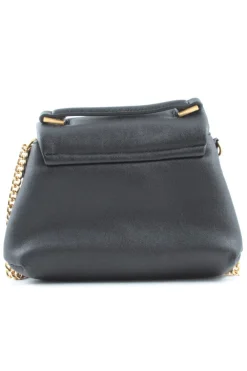 Minitaschen>MNG Minitasche schwarzgoldfarben