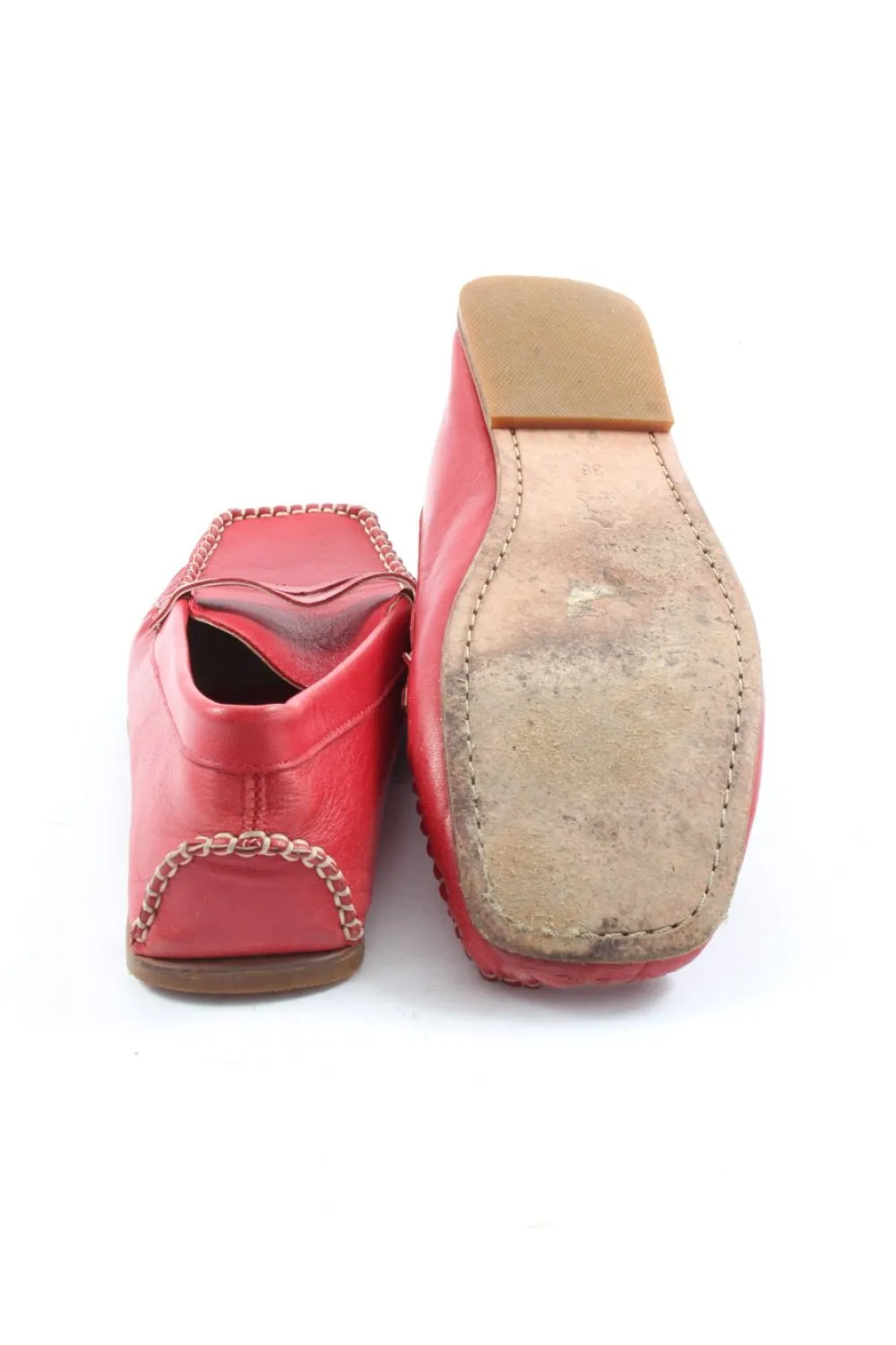 Mokassins>Bata Mokassins Größe 36 rot