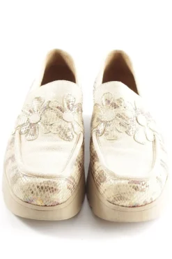 Mokassins>Fernando Pensato Mokassins Größe 38 cremetürkis