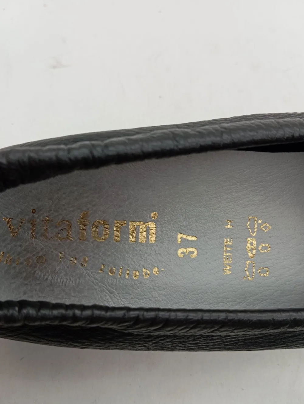 Mokassins>vitaform Mokassins Größe 37 schwarz