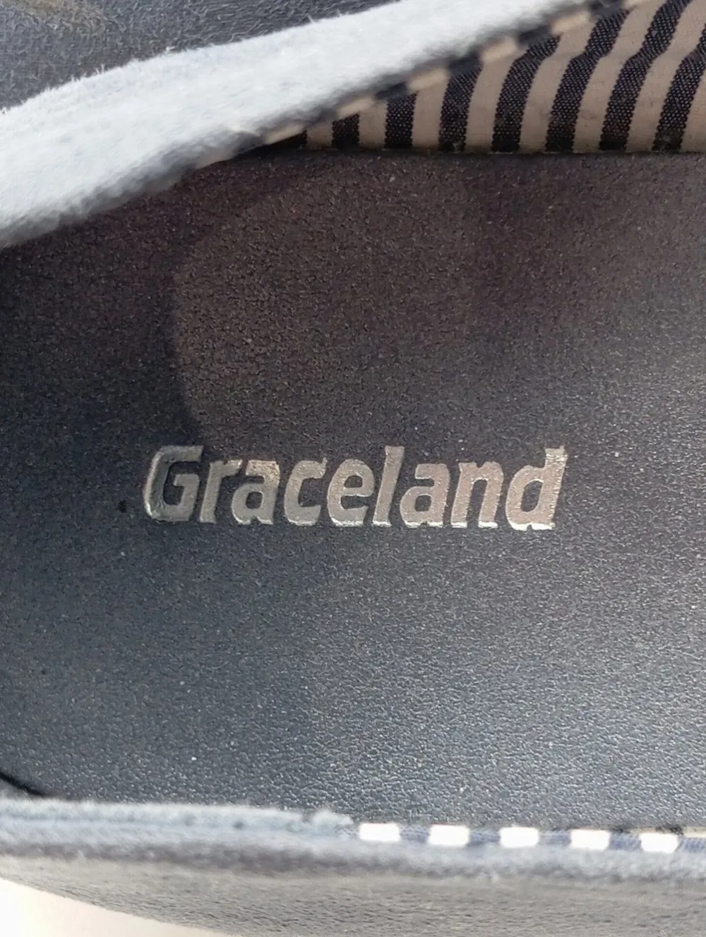 Mokassins>Graceland Mokassins Größe 37 blausilberfarben