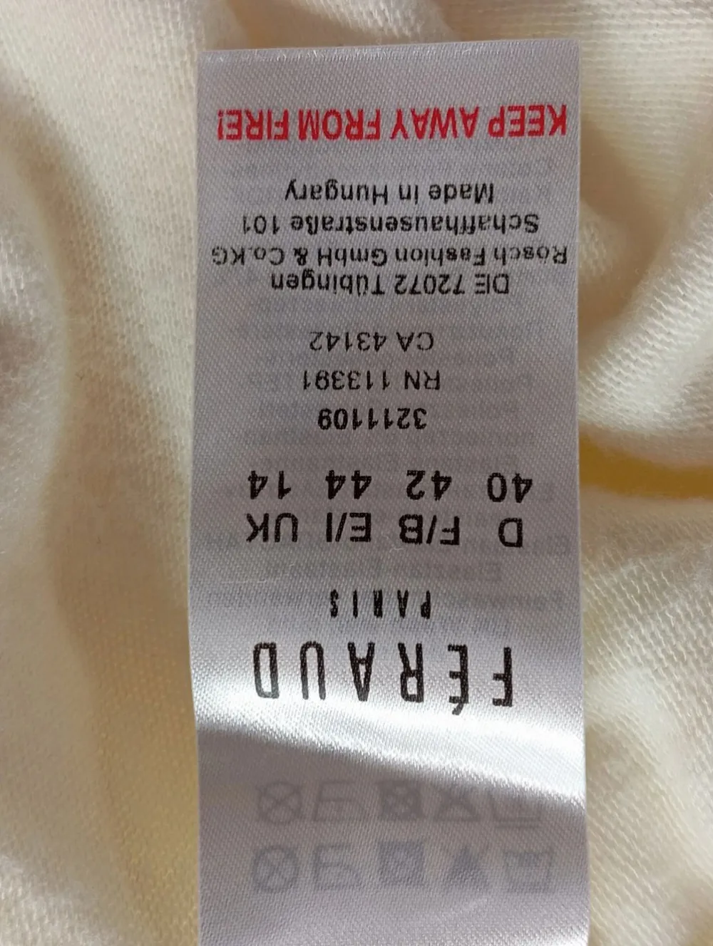 Homewear> Morgenmantel Größe 40 weiß