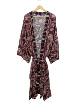 Homewear>Ulla Popken Morgenmantel Größe 58 mehrfarbig