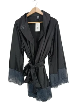 Homewear> Morgenmantel Größe 42 schwarz