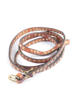 Gürtel>abro Nietengürtel Größe 75 braun