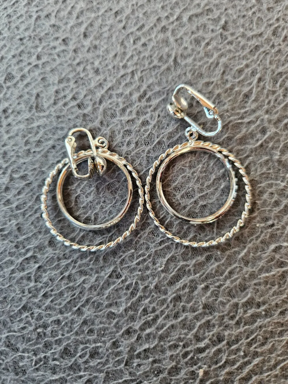 Ohrringe> Ohrclip silberfarben