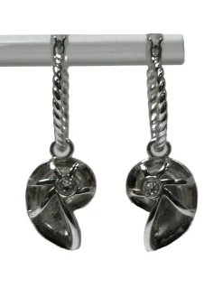 Ohrringe>Swarovski Ohrhänger silberfarben