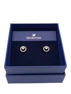 Ohrringe>Swarovski Ohrstecker silberfarben