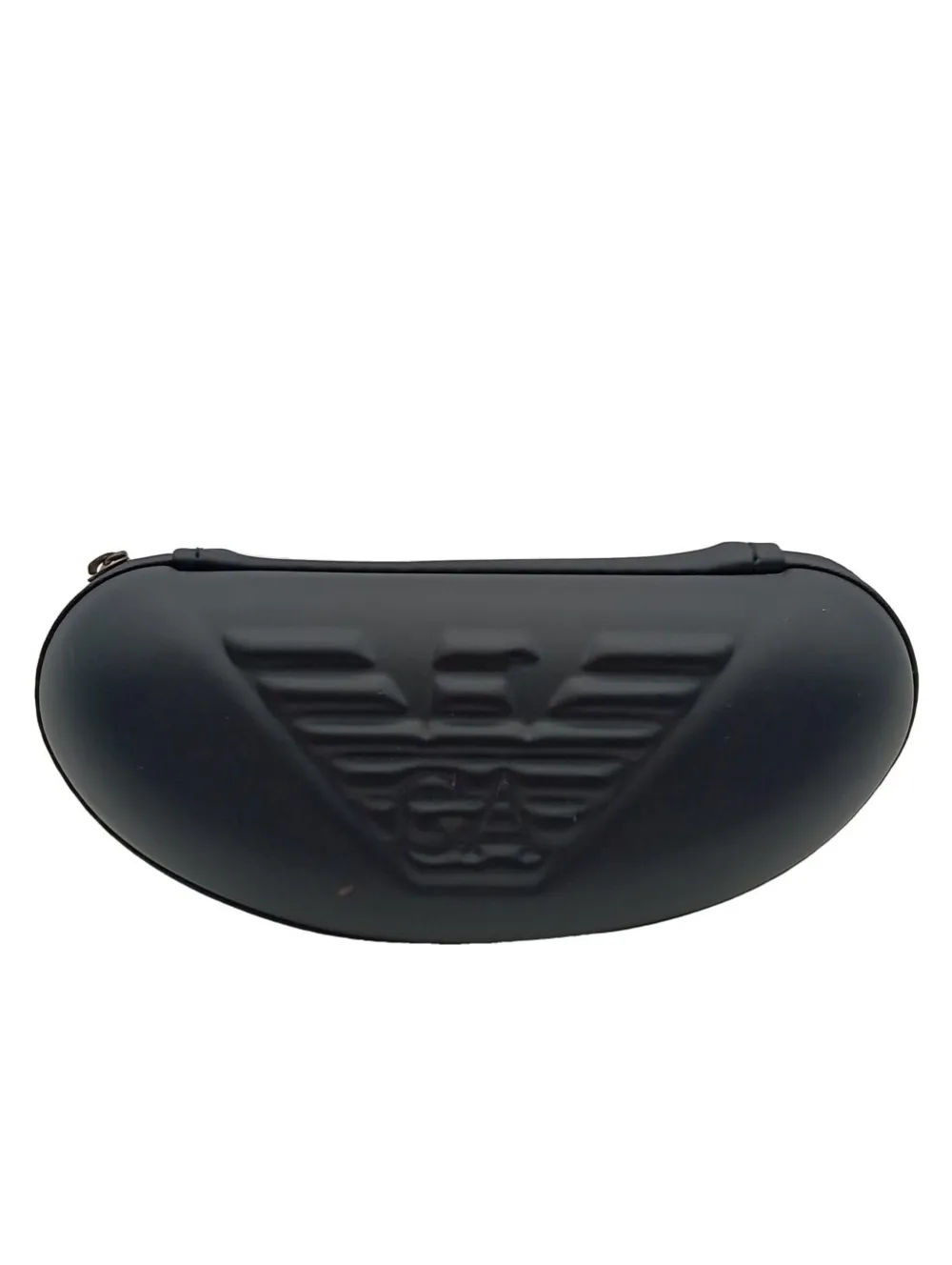 Sonnenbrillen>Armani ovale Sonnenbrille schwarz