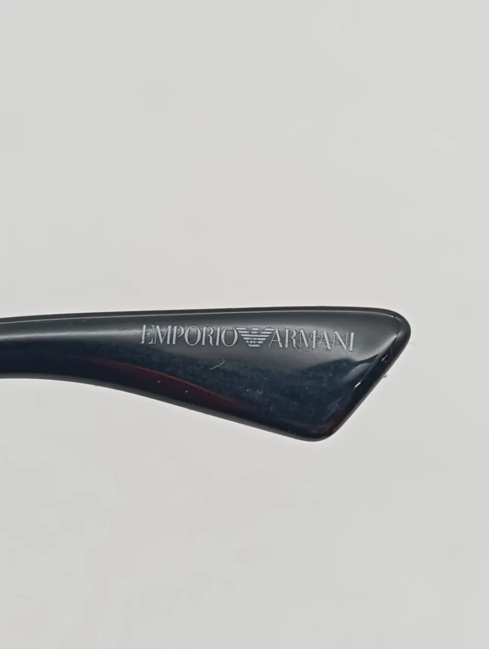 Sonnenbrillen>Armani ovale Sonnenbrille schwarz