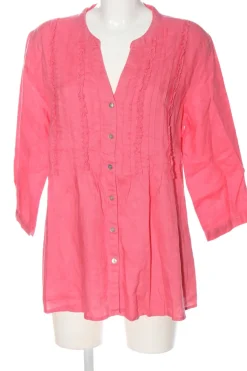 Blusen>pure linen Oversized Bluse Größe 38 pink