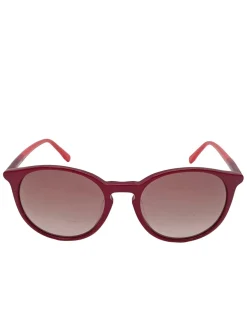 Sonnenbrillen>Lacoste Panto Brille rot