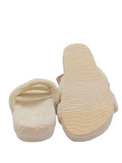 Hausschuhe>Reef Pantoffeln Größe 36 hellgelb