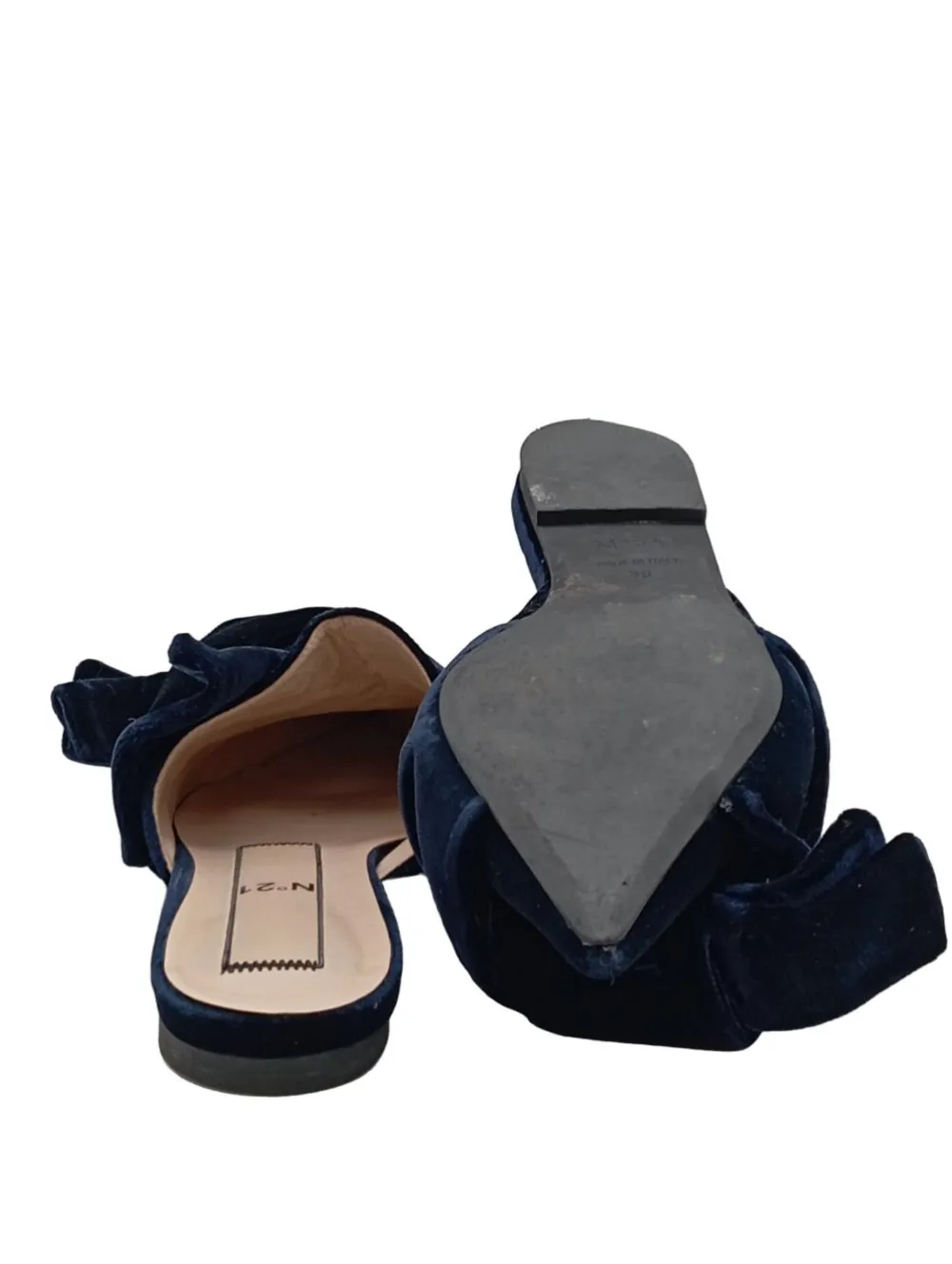 Hausschuhe>No. 21 Pantoffeln Größe 36 blau