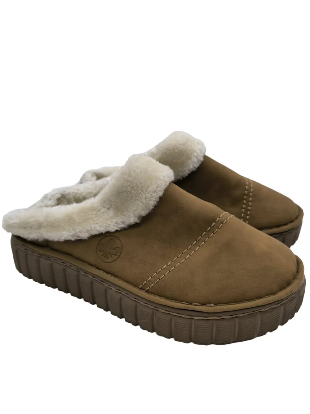 Hausschuhe>Rieker Pantoffeln Größe 39 braun