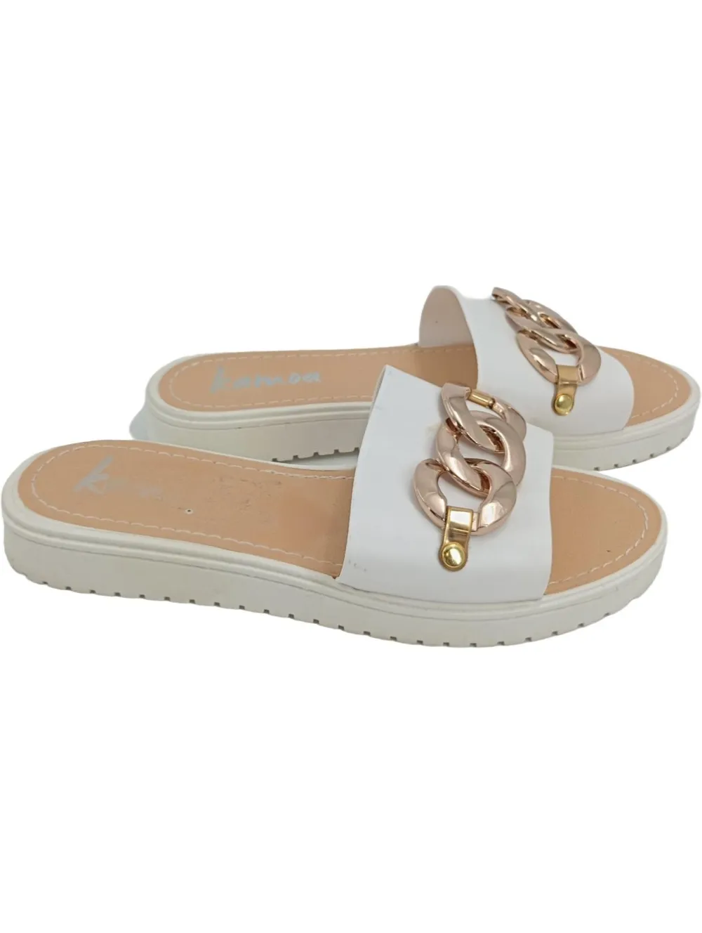 Pantoletten> Pantoletten Größe 38 weiß