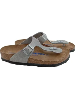 Pantoletten> Pantoletten Größe 36 silberfarben