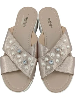 Pantoletten> Pantoletten Größe 39 goldfarben