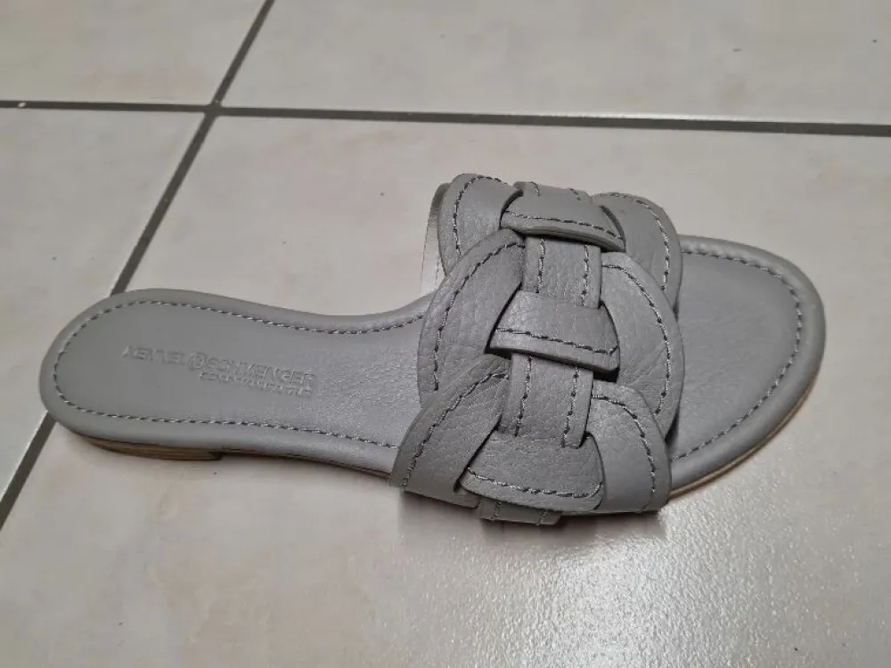 Pantoletten> Pantoletten Größe 37 grau
