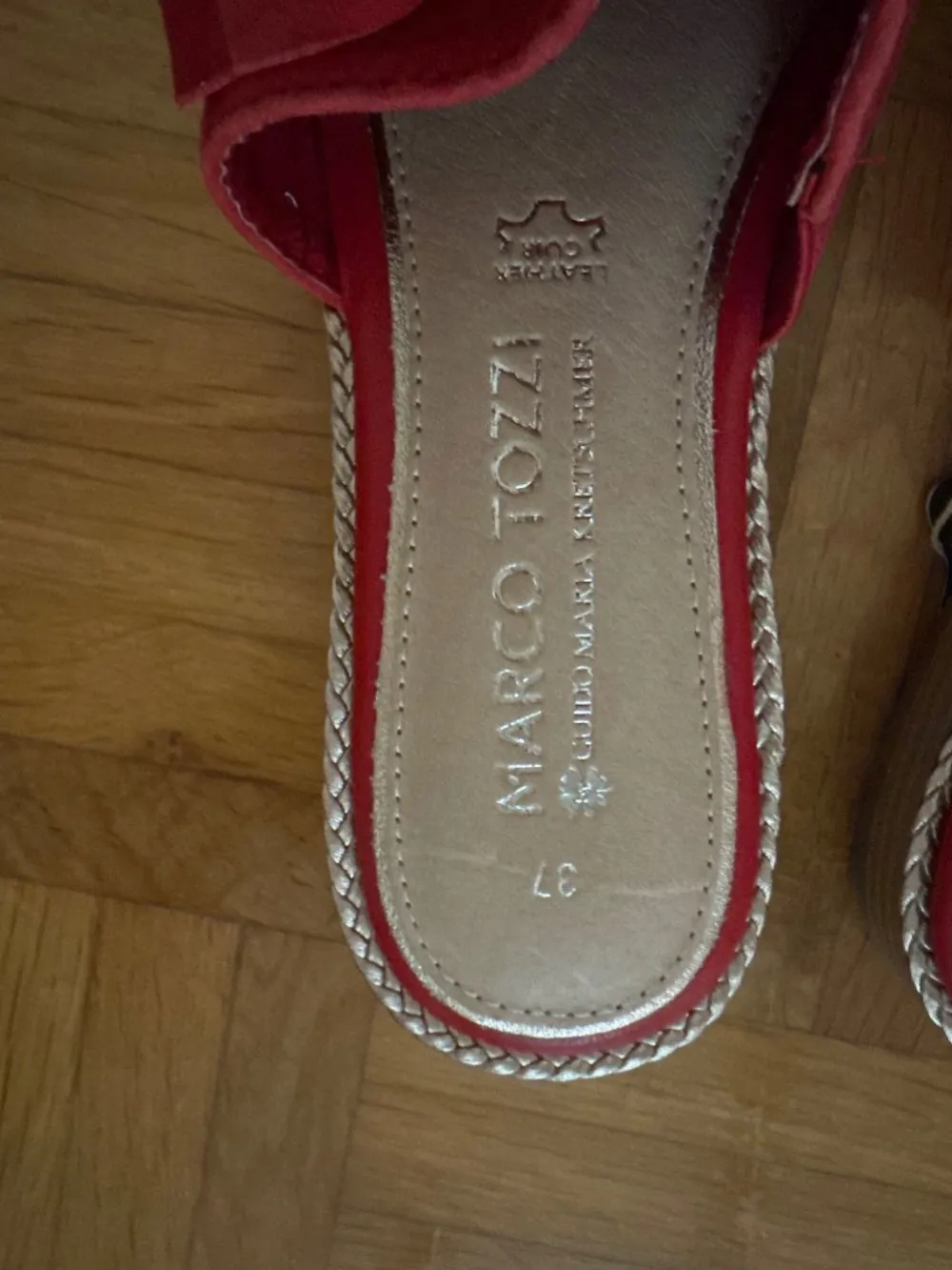 Pantoletten>Marco tozzi Pantoletten Größe 37 rot