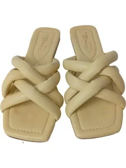 Pantoletten> Pantoletten Größe 37 beige